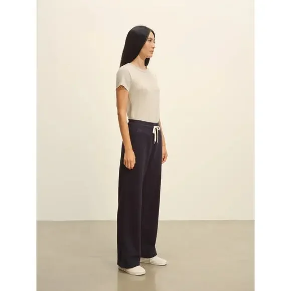 Buck Mason Women's Cloud Jersey Wool Blend Slim Fit Made In USA Top Tee T-Shirt - Picture 4 of 6